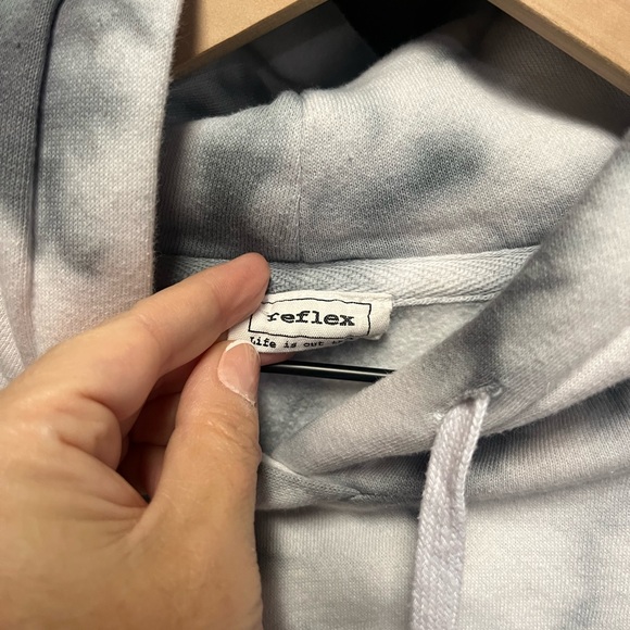 Reflex Baseball Love Gray Tie-Dye Hoodie - Picture 4 of 5